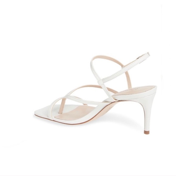 Schutz White Aurora Strappy High Heel Sandals - Picture 2 of 11
